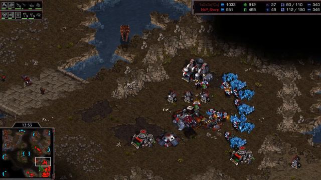 EPIC - Sharp (T) v Terror (Z) on Fighting Spirit - StarCraft - Brood War REMASTERED смотреть онлайн