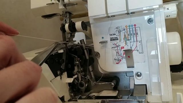 Заправляем 4-х ниточный оверлок пошагово.how to fill overlock step by step 4 thread смотреть онлайн