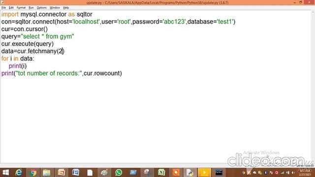 CBSE-Class12- Ch15-Interface Python withMySQL-fetchall,fetchmany, fetchone,parameterisedquery -Tami смотреть онлайн