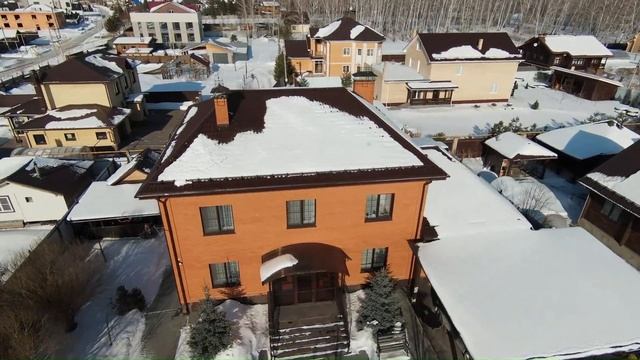 Зимние крыши красивых домов смотреть онлайн