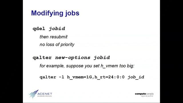 ACENET: Job Management with Grid Engine смотреть онлайн