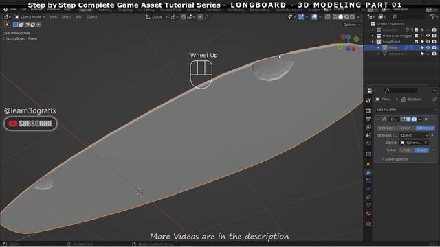 Complete Game Asset Tutorial Series | Part 1 | Blender Skateboard Deck Modeling смотреть онлайн