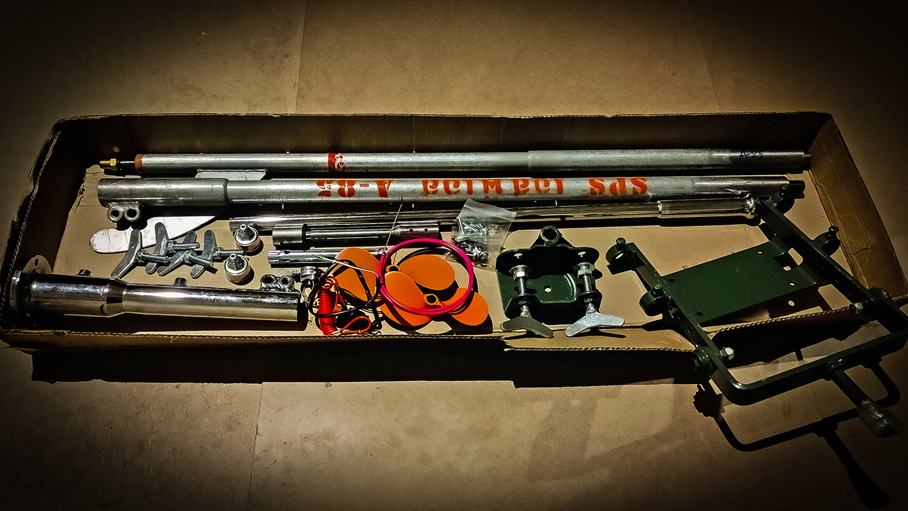 Сборка мотовесла с длинным валом SPS Longtail. смотреть онлайн