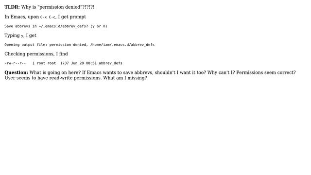 "Opening output file: permission denied", -rw-r--r-- смотреть онлайн
