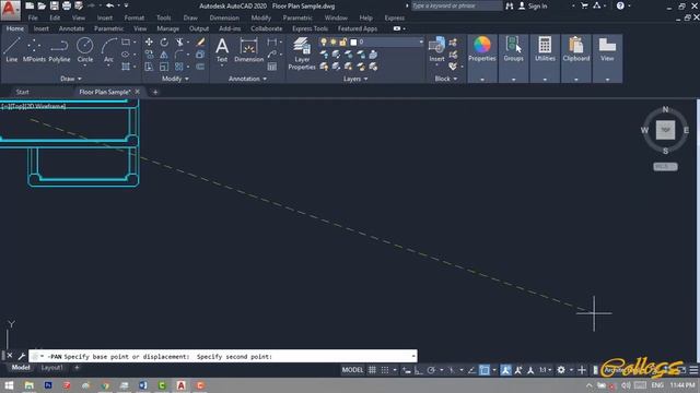 AutoCAD 2020 navigating Pan 301 смотреть онлайн