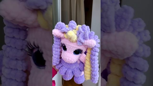 Красивая очень ? Вязаная единорожка // МК на канале есть ? смотреть онлайн