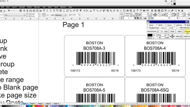 CorelDraw 2019 Macro. Bar Codes printers ke liye usefull hai смотреть онлайн