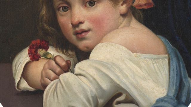 «Мариучча (Девочка в маковом венке с гвоздикой в руке)» Ореста Кипренского | Шедевр за 1 минуту смотреть онлайн