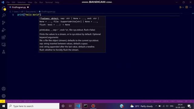 How to print hello world in python смотреть онлайн