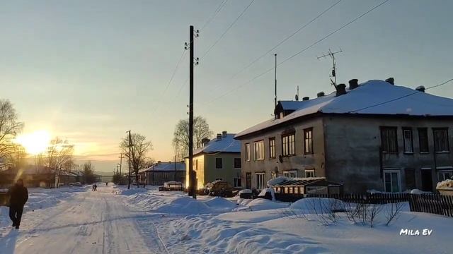 Улицы Демьяново (по вашим просьбам). Февраль 2022. Подосиновский район, Кировская область. смотреть онлайн