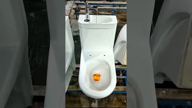 ceramic one piece toilet with wash basin смотреть онлайн