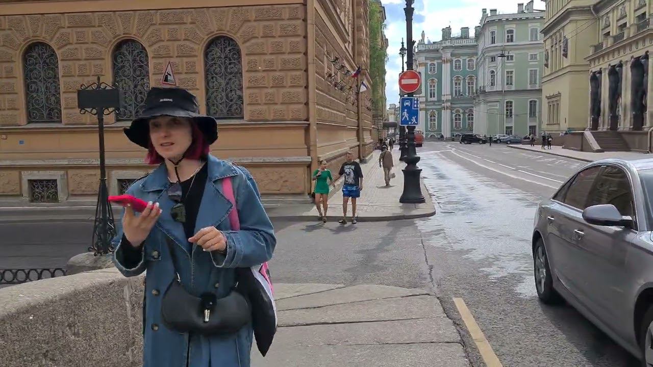 Санкт-Петербург. Погуляем по Миллионной улице смотреть онлайн