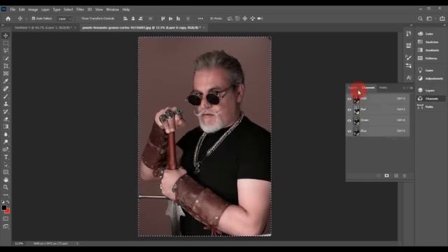 How To Change Image And Glasses Color in Photoshop CC | Tutorial смотреть онлайн