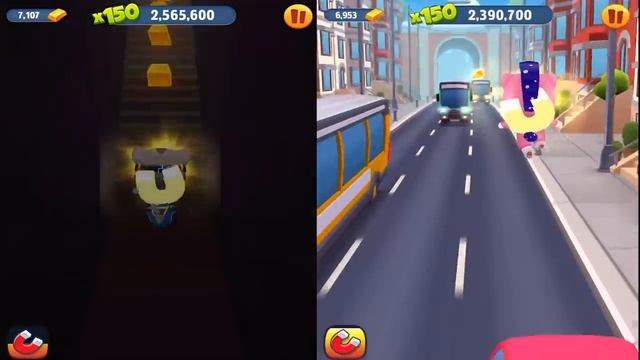 TALKING TOM GOLD RUN 2020 - NEW SPACE SIDE WORLD UNICORN ANGELA VS HYBER TOM смотреть онлайн