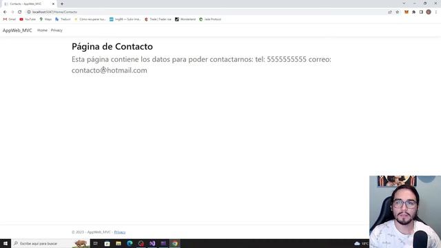 Creando una aplicación web MVC con C# paso a paso смотреть онлайн