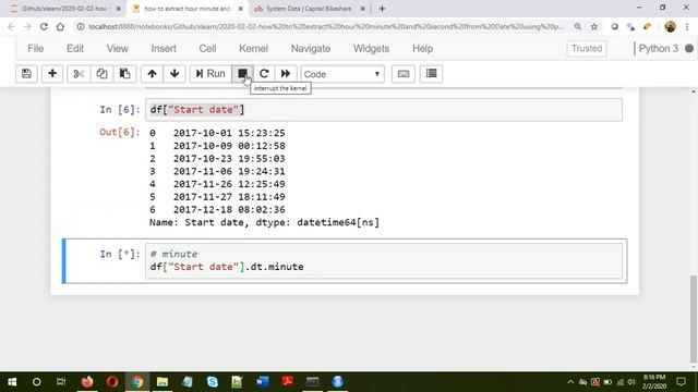 Python - How to extract Hour, Minute and Second from Datetime Column using pandas смотреть онлайн