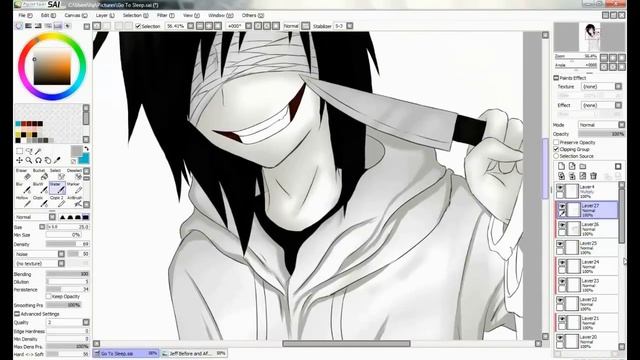 [SpeedPaint] Paint tool SAI - Jeff The Killer смотреть онлайн