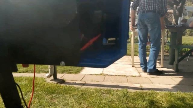 Мангал с электроприводом 11 шампуров, мотор от стеклоочистителя (šašlykinė su elektros pavara) смотреть онлайн