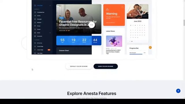 Anesta - Intranet Extranet Community and BuddyPress WordPress Theme lms education смотреть онлайн