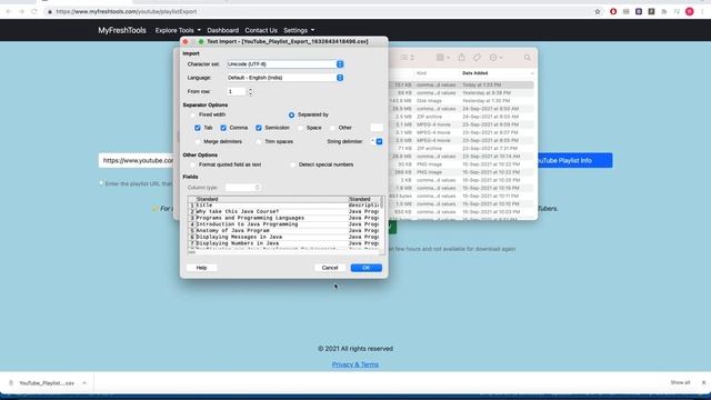 Export YouTube Playlist Video Info to CSV using Online Tool смотреть онлайн