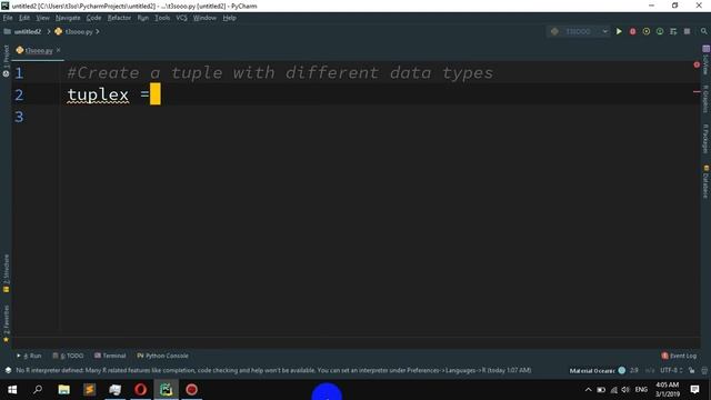 How to Create a tuple with different data types in Python смотреть онлайн