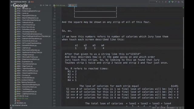 Codeforces 431A - Div2 - Black Square (Arabic) смотреть онлайн