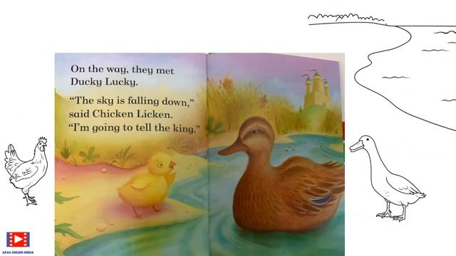 Chicken Licken | Read it yourself | Kids Book смотреть онлайн