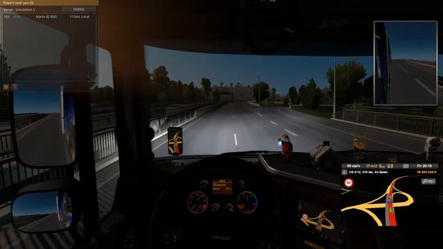 ETS2 MP Рейс №2 ? груз «Скутеры (9 т)» ? Контракты с VTCpanel смотреть онлайн