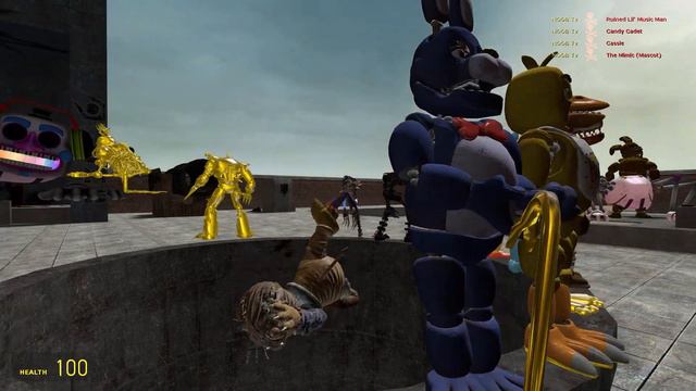 ALL GOLD RUIN ANIMATRONICS ESCAPE ALL GLAMROCK ANIMATRONICS in Garry's Mod! FNAF Security Breach смотреть онлайн