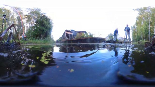 крути камеру с телефона 360 градусов. Очистка пруда. Как работает самодельный экскаватор. смотреть онлайн