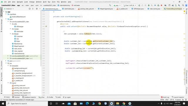 Customer and Rider app using firebase and google Map смотреть онлайн