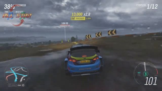 Forza Horizon 4-Rally Monsters (2017 Ford M Sport Fiesta RS Coupe Rally Car) смотреть онлайн