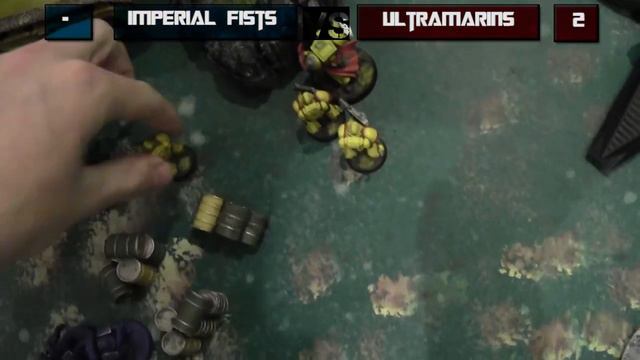 Imperial Fists vs Ultramarines Warhammer 40K Battle Report - Jay Knight Batrep Season 2 Ep 18 смотреть онлайн