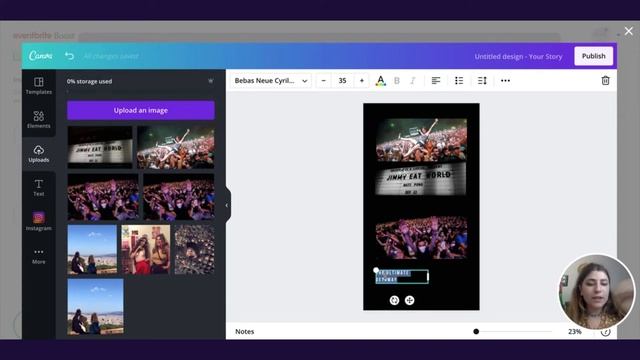 How to Build Instagram Stories Ads with Canva смотреть онлайн