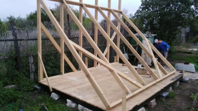 Каркасный хозблок смотреть онлайн