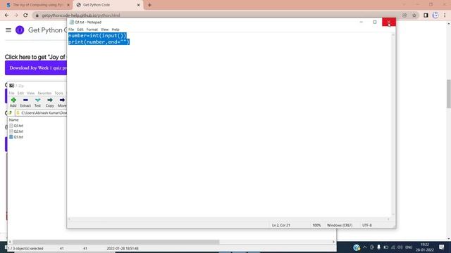 NPTEL The Joy of Computing using python week 2 all 3 programming assignment answer with link of cod смотреть онлайн