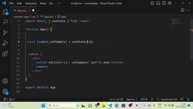useState hook typescript basic tutorial for beginners | with examples | Reactjs | Javascript смотреть онлайн