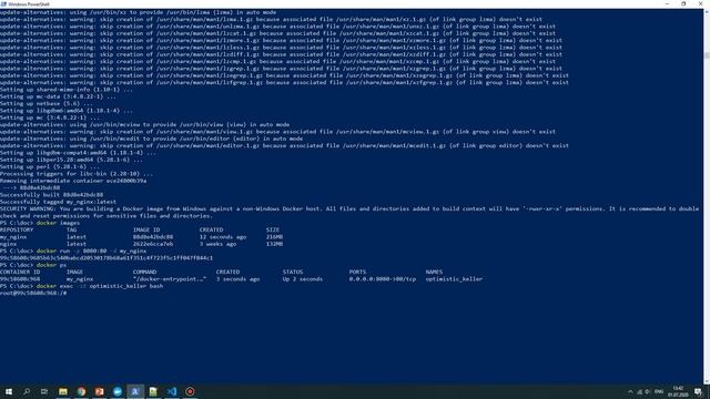 Docker (урок 2, добавление слоев к скаченному образу) смотреть онлайн