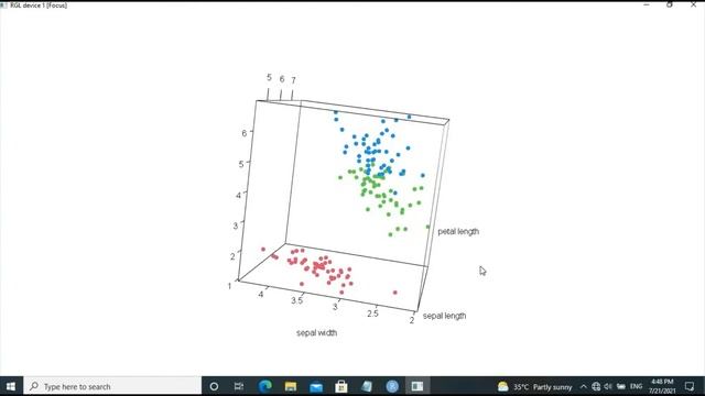 3D plot for iris flower dataset - with rgl package in R: in Simple Steps смотреть онлайн
