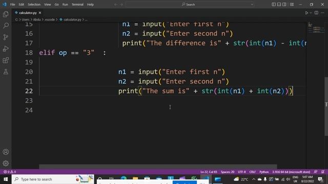 How to build simple calculator using python смотреть онлайн