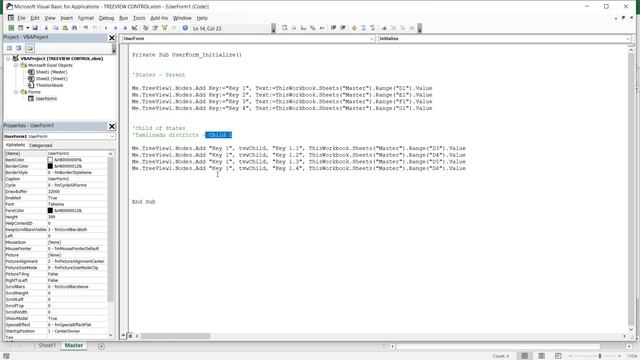 PART 33 - TREEVIEW CONTROL IN VBA USERFORM (TAMIL) | Kallanai YT смотреть онлайн