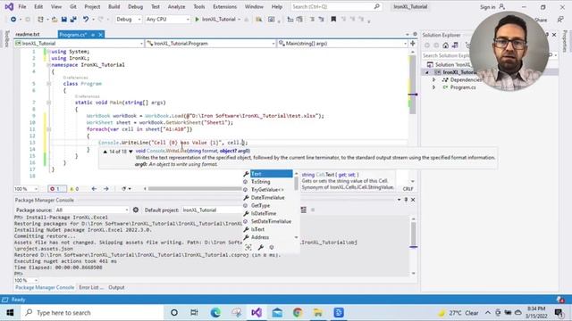 How to Read Excel Files in C# using IronXL смотреть онлайн