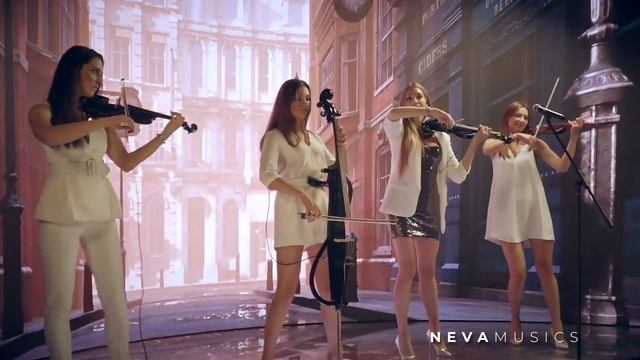Electric strings quartet NevaMusics - cover Borodin feat Zlata Ognevich смотреть онлайн