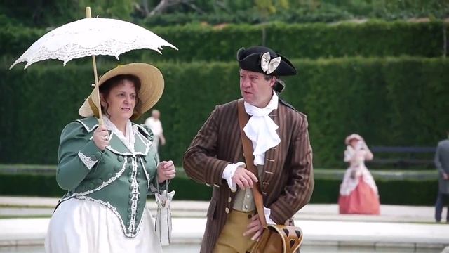 The castle Belvedere Wien/Austria, filmed with Lumix GH1 смотреть онлайн
