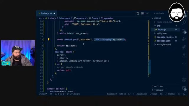 Let's build a Remix app for the NavBar podcast - 3/3 GraphQL and Cloudflare Workers смотреть онлайн