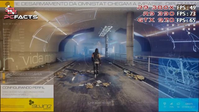 Gameplay comparado - Mirror's Edge Catalyst - R9 390 vs GTX 970 vs R9 380x смотреть онлайн
