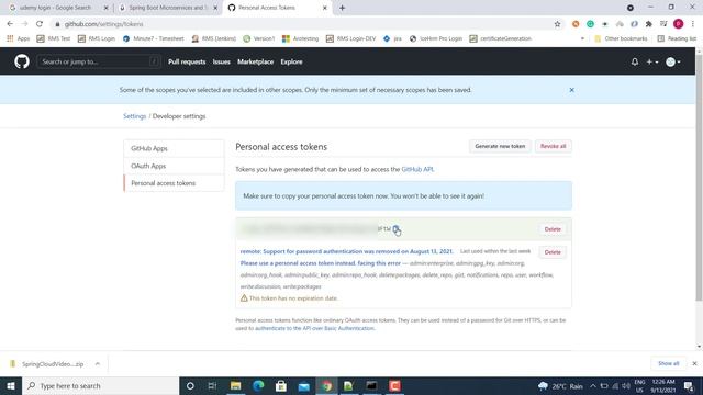 remote: Support for password authentication was removed on August 13, 2021 ISSUE SOLVED : Window смотреть онлайн