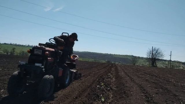 Запхали в землю. Що з того буде? ЯК МИ САДИЛИ КАРТОПЛЮ 2021. САМОРОБНИЙ ПРИЧІП, САДЖАЛКА, ТРАКТОР. смотреть онлайн
