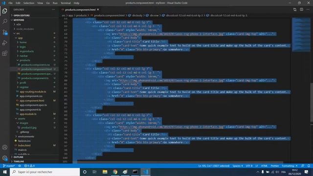 Project ANGULAR And FIREBASE Create Pages Products | تصميم صفحة المنتجات смотреть онлайн
