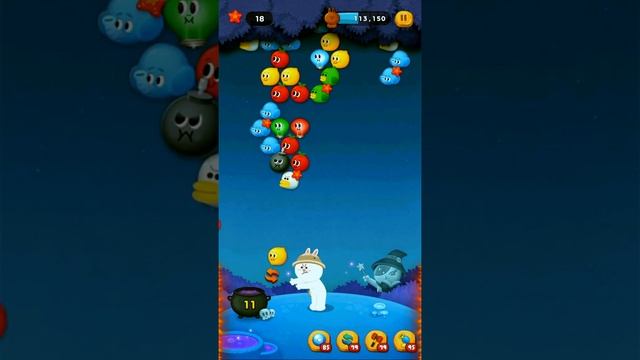 LINE Bubble 2 level 614 смотреть онлайн
